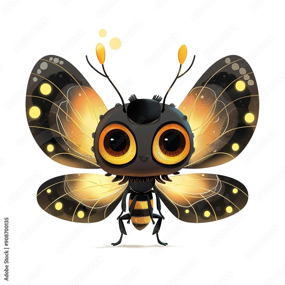 Obraz premium Firefly Sustainable animal fashion cartoon isolated whitebackground 16:9