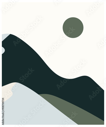 Aesthetic Wall Art Mountain