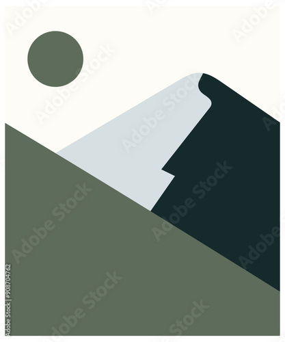 Aesthetic Wall Art Mountain