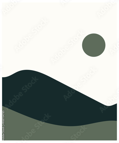 Aesthetic Wall Art Mountain