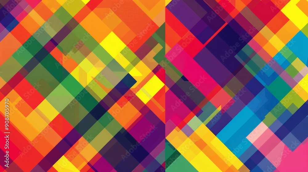Vibrant Abstract Geometric Pattern Design Vibrant Abstract Geometric Pattern Design