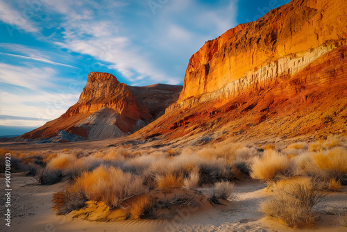 Nevada desert sunset