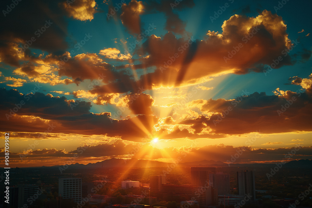 Fototapeta premium Phoenix Arizona sunset