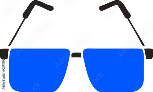 glasses isolated on white background