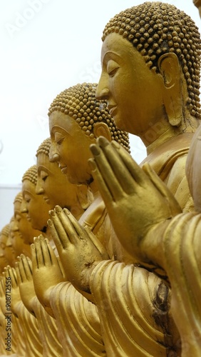 1,250 budha statue at Phuttha Utthayan Makha Bucha Anusorn, Buddhism Memorial Park, Nakhon Nayok. photo