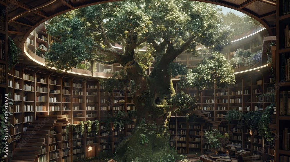 Fototapeta premium Forest Library