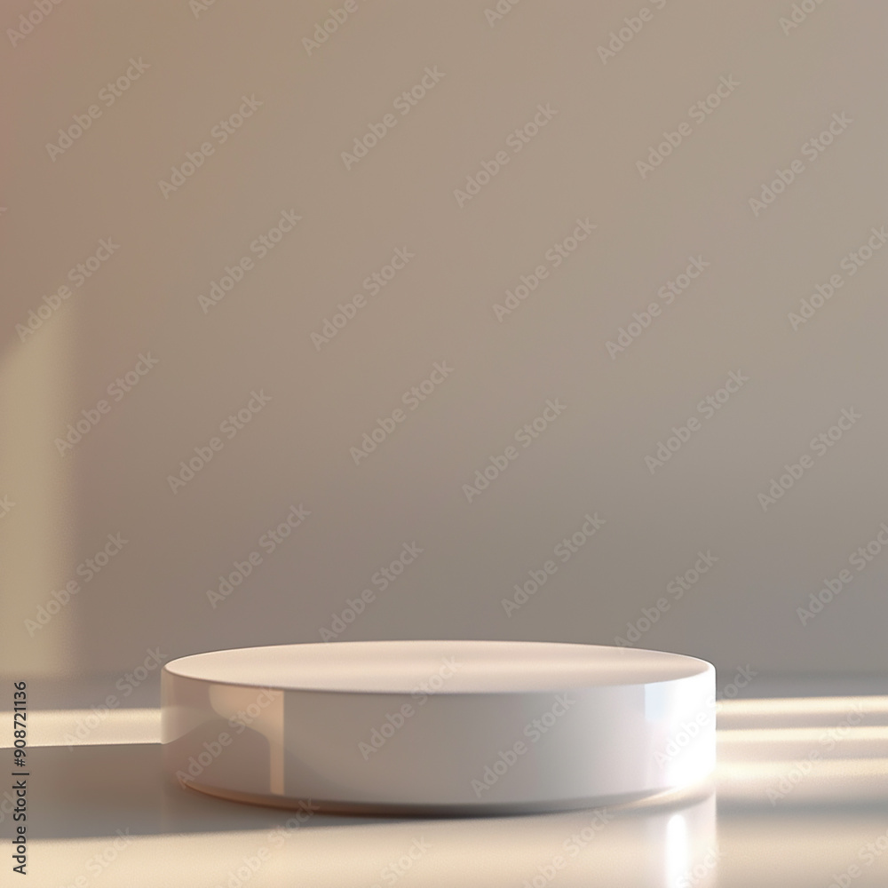 Beautiful Of 3d Realistic Of Empty podium mockup stage realistic for Product Showcase