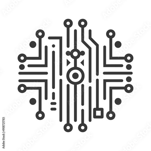 Abstract Circuit Board Design with Connected Nodes