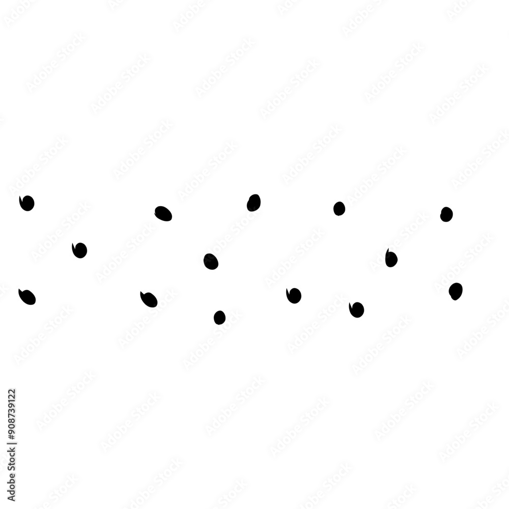Abstract doodle pattern with hand drawn polka dots. Vector black and white doodle pattern. Abstract doodle pattern with hand drawn polka dots. Vector black and white doodle pattern.