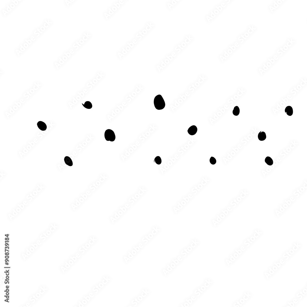Abstract doodle pattern with hand drawn polka dots. Vector black and white doodle pattern. Abstract doodle pattern with hand drawn polka dots. Vector black and white doodle pattern.