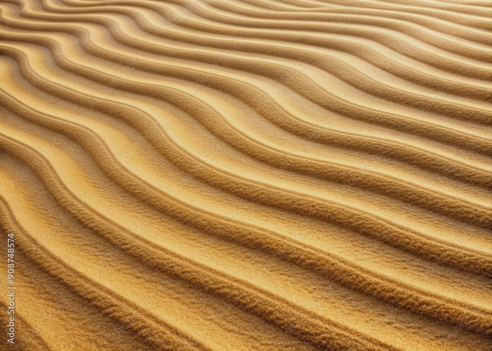 Warm beige sand displays intricate natural patterns of ripples, swirls, and ridges, creating a visually striking abstract texture with depth and visual interest. Warm beige sand displays intricate natural patterns of ripples, swirls, and ridges, creating a visually striking abstract texture with depth and visual interest.