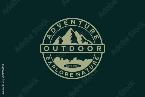 adventure logo design with modern concept