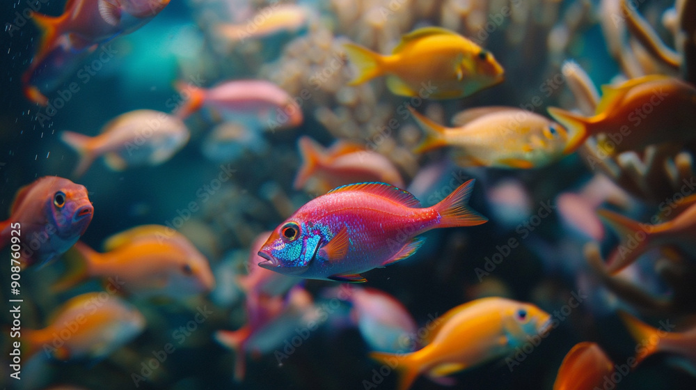 Unique shots showcase the intricate beauty of the fish, with their vibrant colors and intricate patterns creating a dazzling display. Unique shots showcase the intricate beauty of the fish, with their vibrant colors and intricate patterns creating a dazzling display.