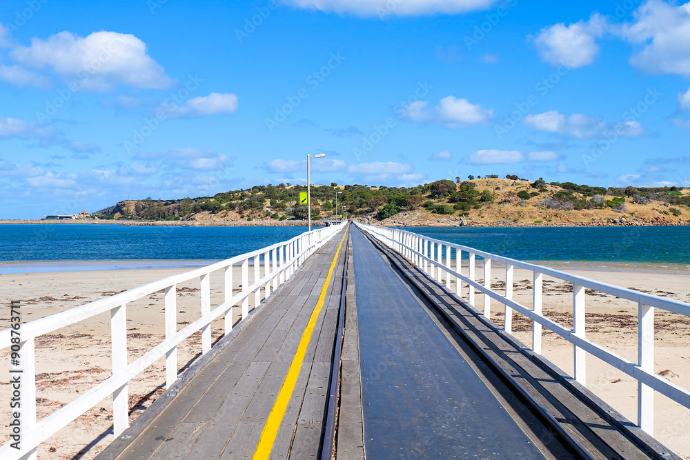Victor harbour harbor, jetty, Granite Island, South Australia, Adelaide Victor harbour harbor, jetty, Granite Island, South Australia, Adelaide