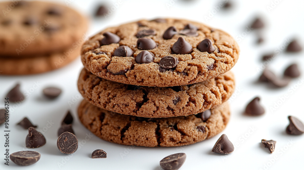 Cookies with chocolate chips Cookies with chocolate chips