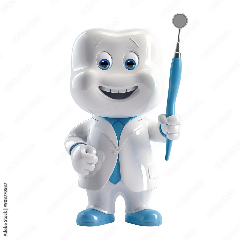 A cheerful dental mascot holding a dental tool, promoting oral hygiene and the importance of regular dental care , PNG , transparent background A cheerful dental mascot holding a dental tool, promoting oral hygiene and the importance of regular dental care , PNG , transparent background