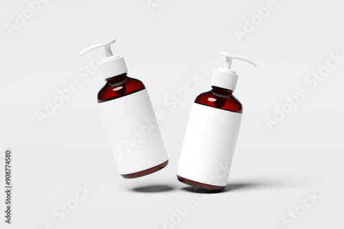 Pump Cosmetik Mockup photo