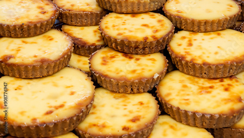 mountain of tasty delicious cheesecakes