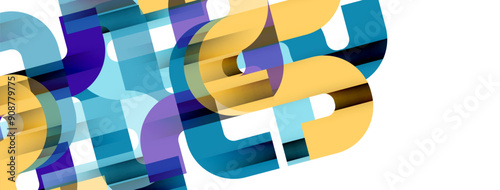 Lines, abstract letter style design background. Geometric vector Illustration For Wallpaper, Banner, Background, Card, Book Illustration, landing page