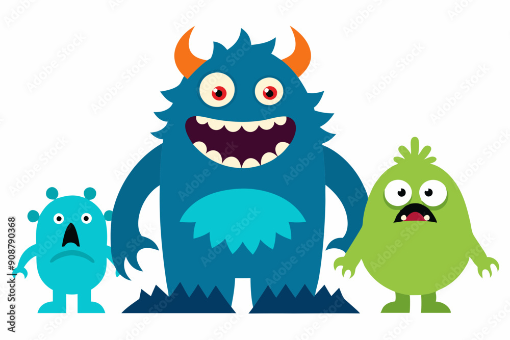 Monster Mash set art vector Monster Mash set art vector
