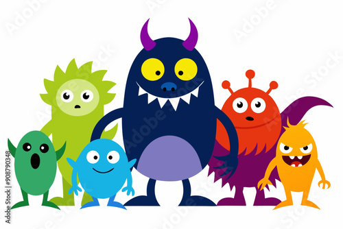 Monster Mash set art vector