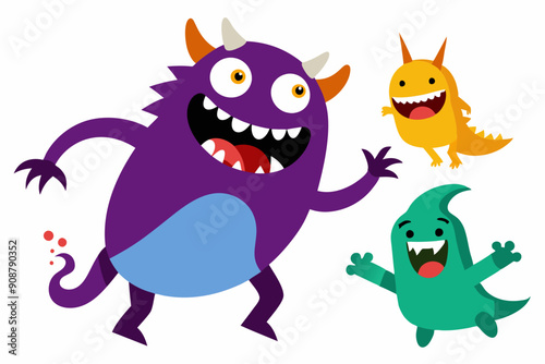 Monster Mash set art vector