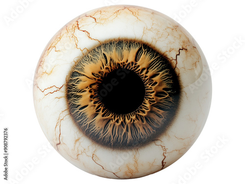 Yellow eye iris