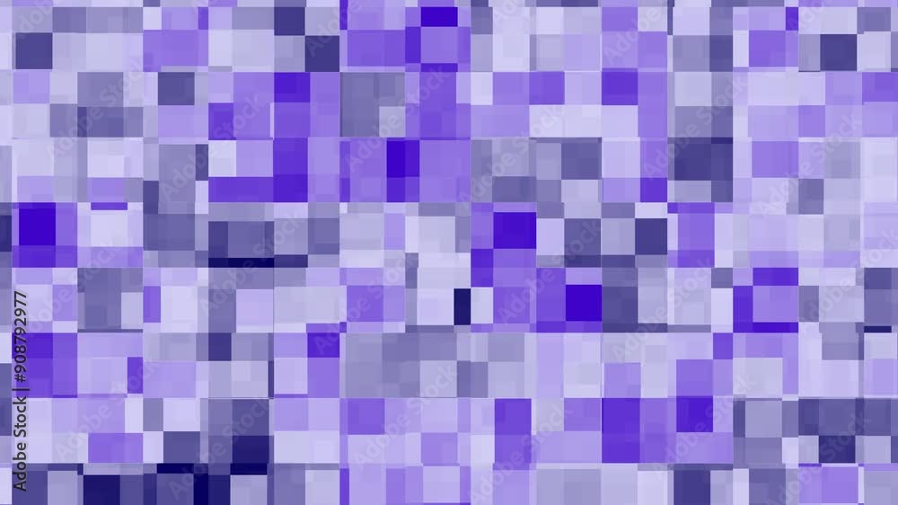 light blue geometric pixel square pattern abstract motion background. Seamless looping animation light blue geometric pixel square pattern abstract motion background. Seamless looping animation