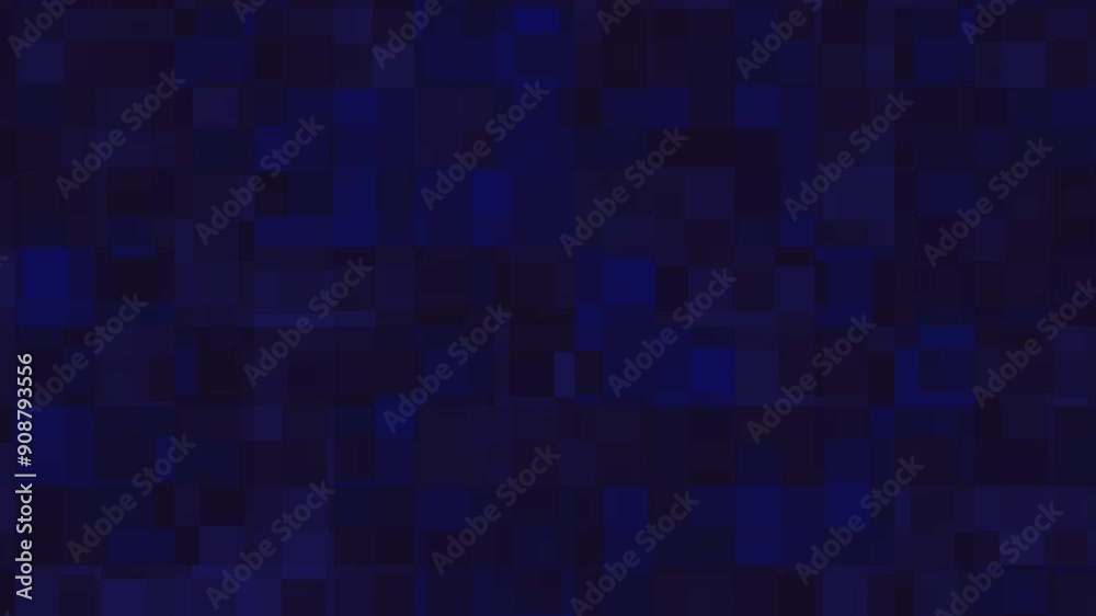 dark blue navy geometric pixel square pattern abstract motion background. Seamless looping animation dark blue navy geometric pixel square pattern abstract motion background. Seamless looping animation