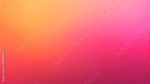 Obraz na płótnie A smooth gradient background from pink to orange w salonie