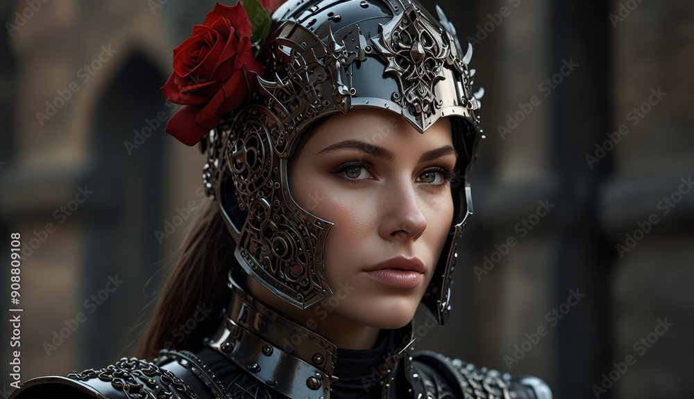 Elegant Warrior Princess Portrait Elegant Warrior Princess Portrait