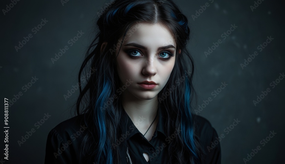 Mystical Portrait of a Young Woman Mystical Portrait of a Young Woman