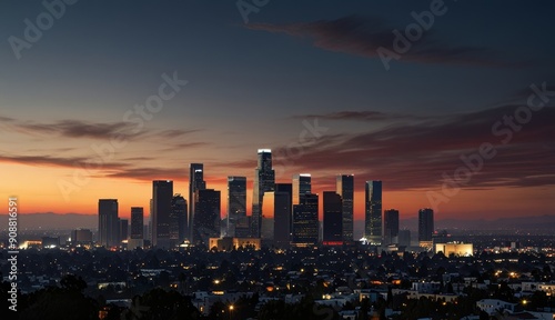 Stunning Los Angeles Sunset View