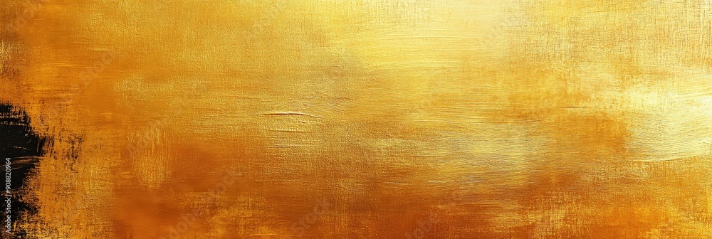 Abstract Golden Background with Brushstrokes Abstract Golden Background with Brushstrokes
