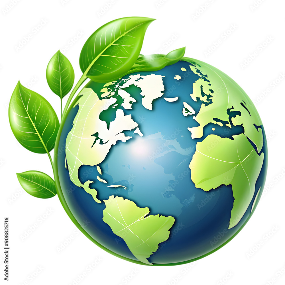 Earth day eco friendly Isolated on white background Earth day eco friendly Isolated on white background
