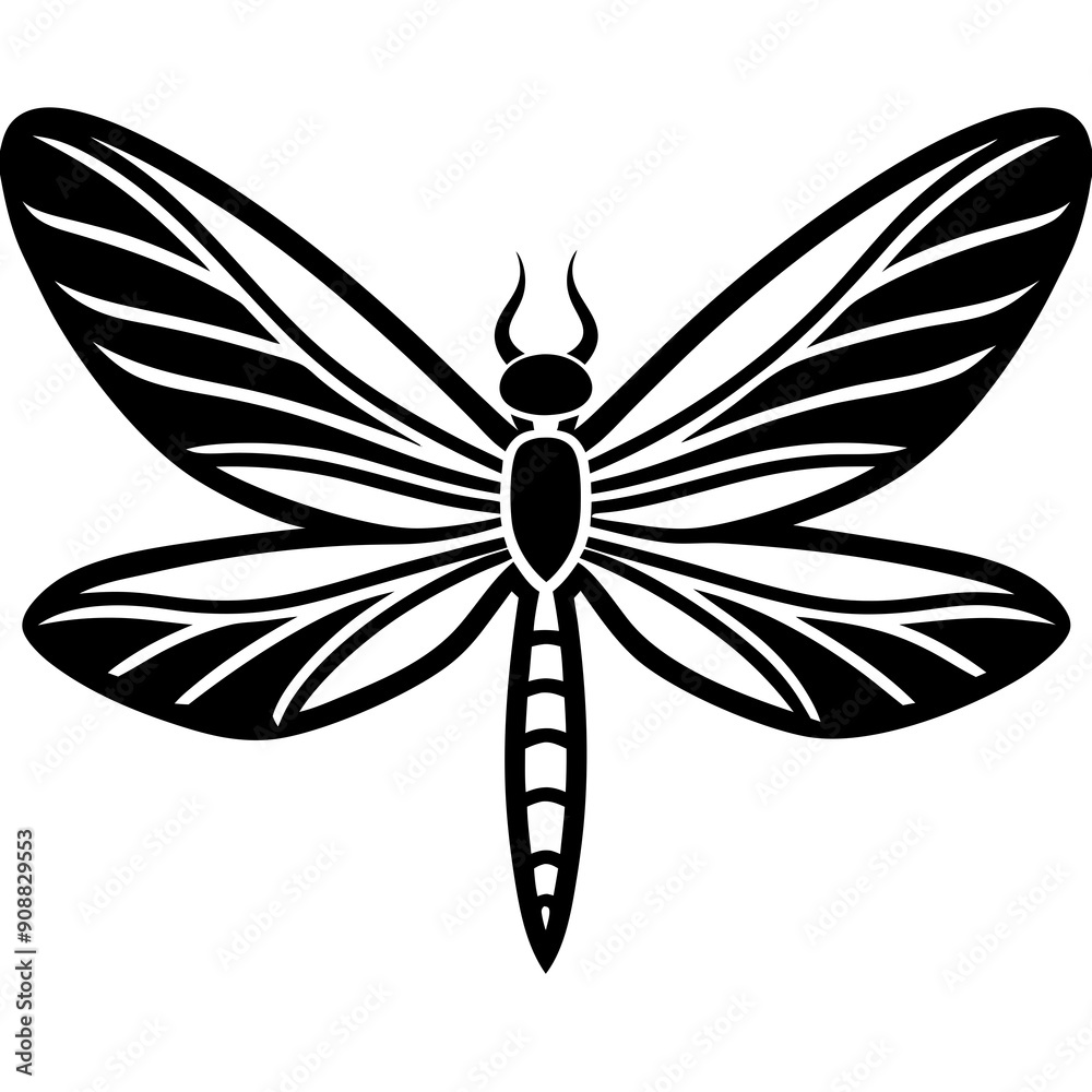 Dragonfly Wings art vector illustration Dragonfly Wings art vector illustration