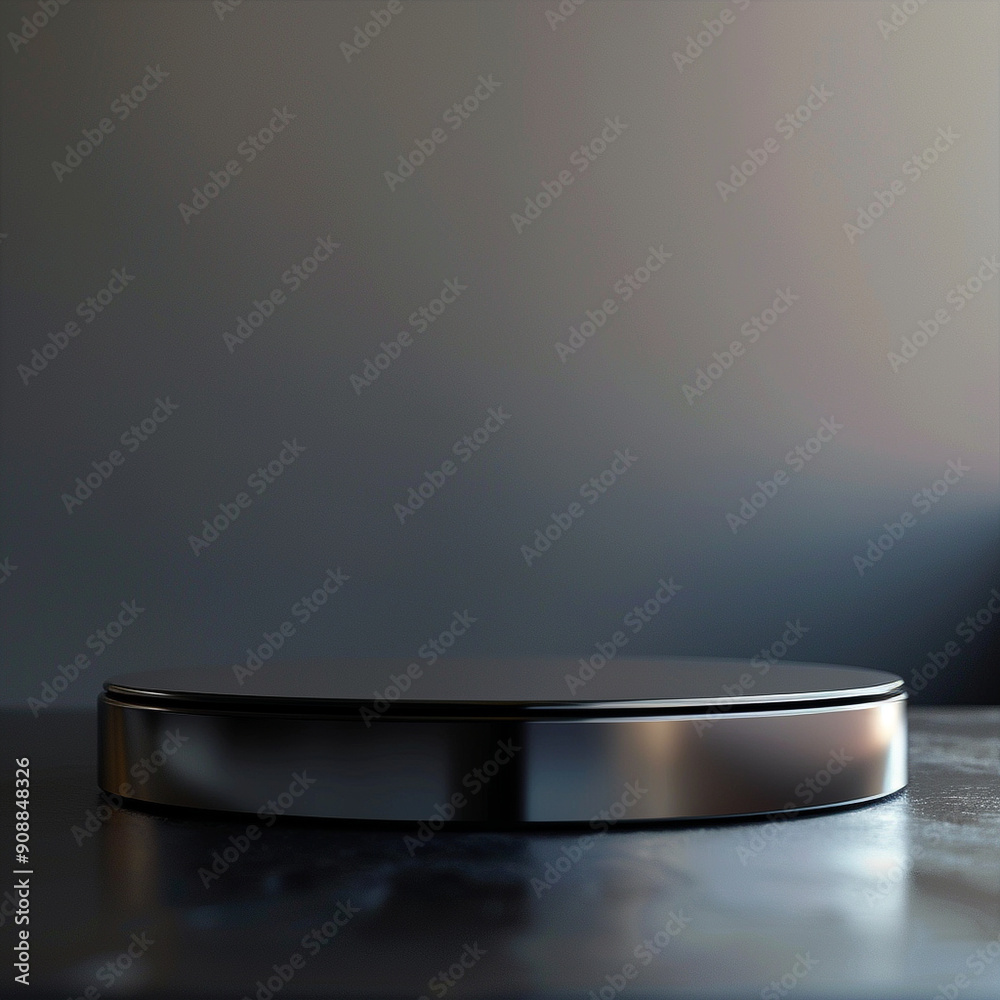 interior of a modern house with close up product display podium interior of a modern house with close up product display podium