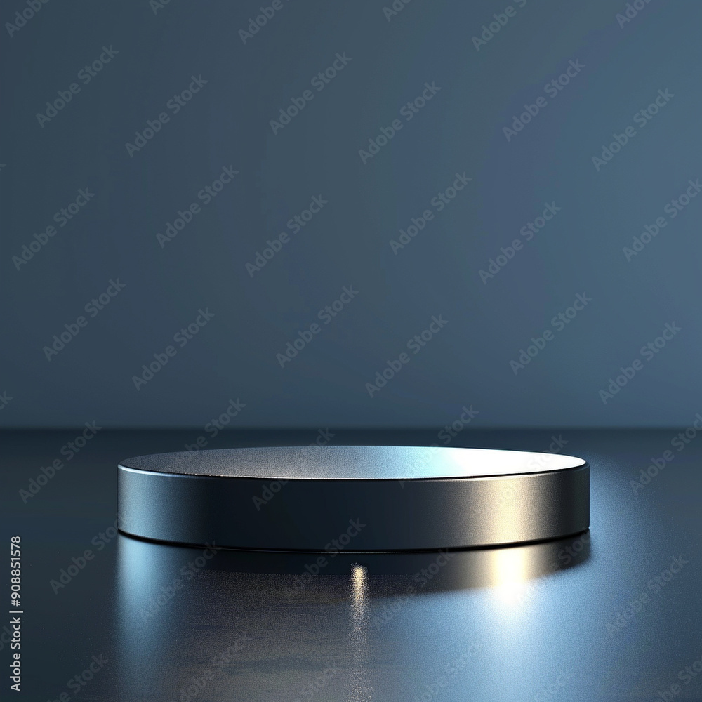 interior of a modern house with close up product display podium interior of a modern house with close up product display podium