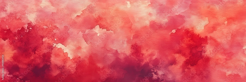 Abstract Watercolor Painting in Warm Tones Abstract Watercolor Painting in Warm Tones