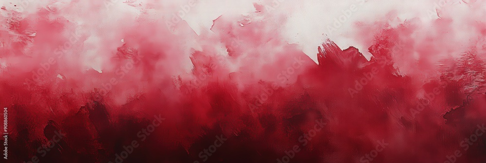 Abstract Red and White Watercolor Painting Abstract Red and White Watercolor Painting