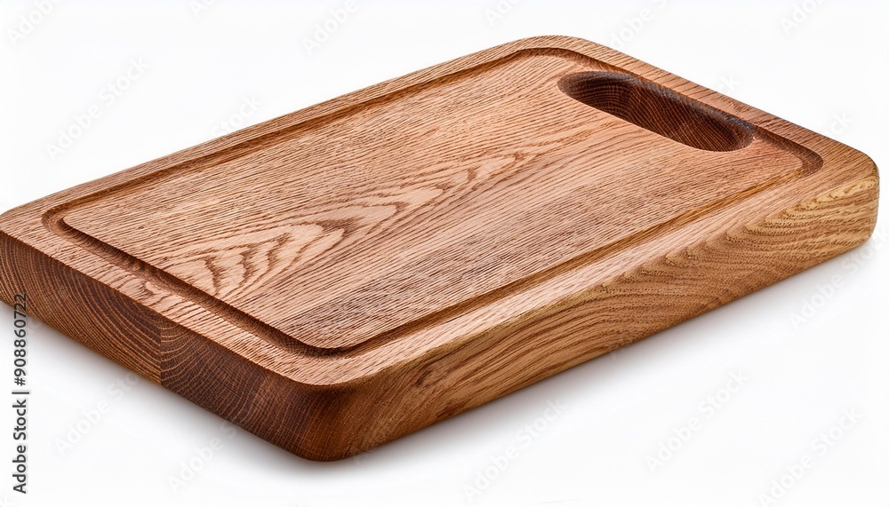 Rustic Wooden Cutting Board Isolated on White Background, Clipping Path, Full Depth of Field Rustic Wooden Cutting Board Isolated on White Background, Clipping Path, Full Depth of Field