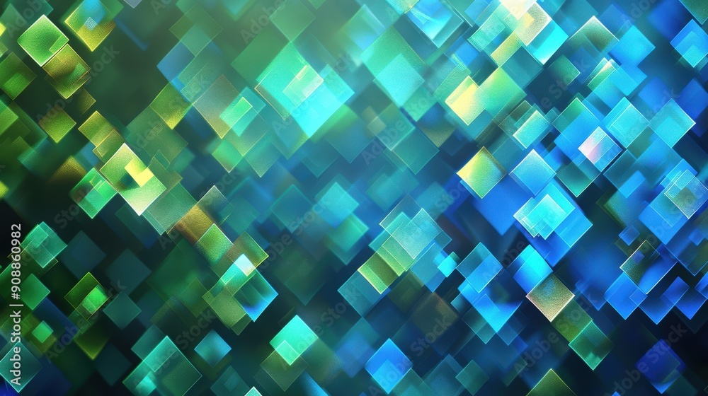 A vibrant background features a glowing diamond pattern in blue and green hues, creating a mesmerizing visual experience filled with sparkling effects A vibrant background features a glowing diamond pattern in blue and green hues, creating a mesmerizing visual experience filled with sparkling effects