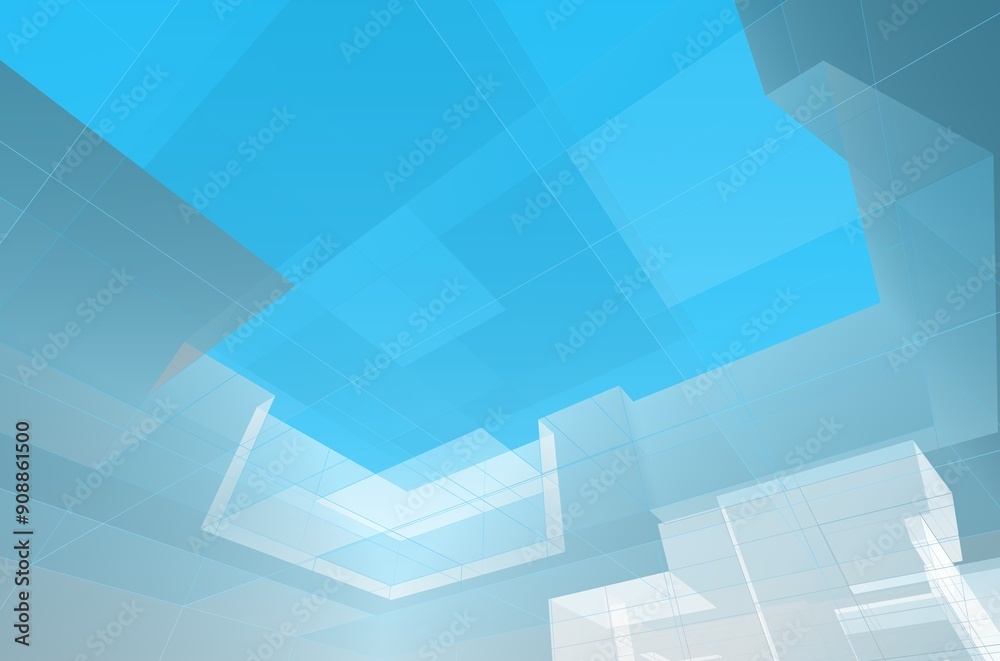 abstract architecture design 3d illustration abstract architecture design 3d illustration