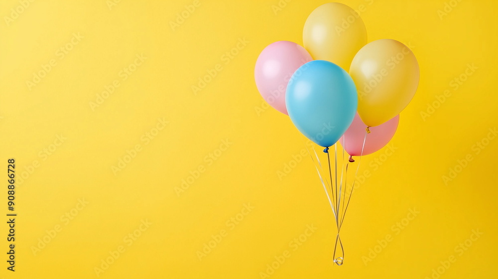helium balloon with copy space for text helium balloon with copy space for text