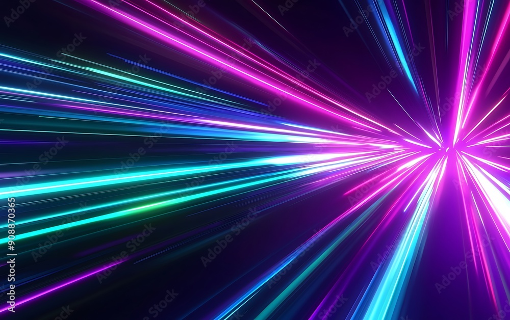 Super Resolution Graphics: 20 Megapixel Abstract Light Speed Lines Super Resolution Graphics: 20 Megapixel Abstract Light Speed Lines
