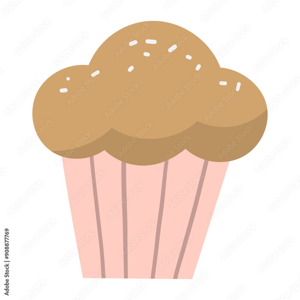 Cupcake dessert illustration Cupcake dessert illustration