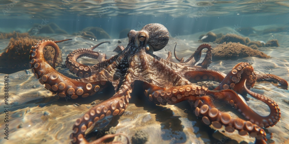 Octopus on the Ocean Floor Octopus on the Ocean Floor