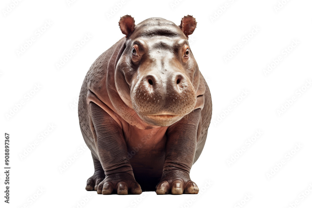 Hippopotamus wildlife isolated on transparent background. Hippopotamus wildlife isolated on transparent background.