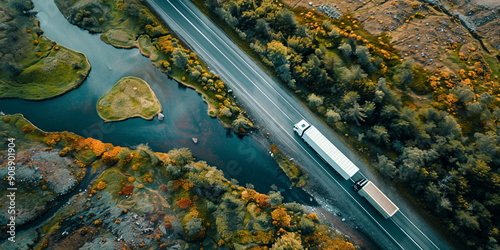 Asphalt road seamless texture view from above drone shooting transportation 