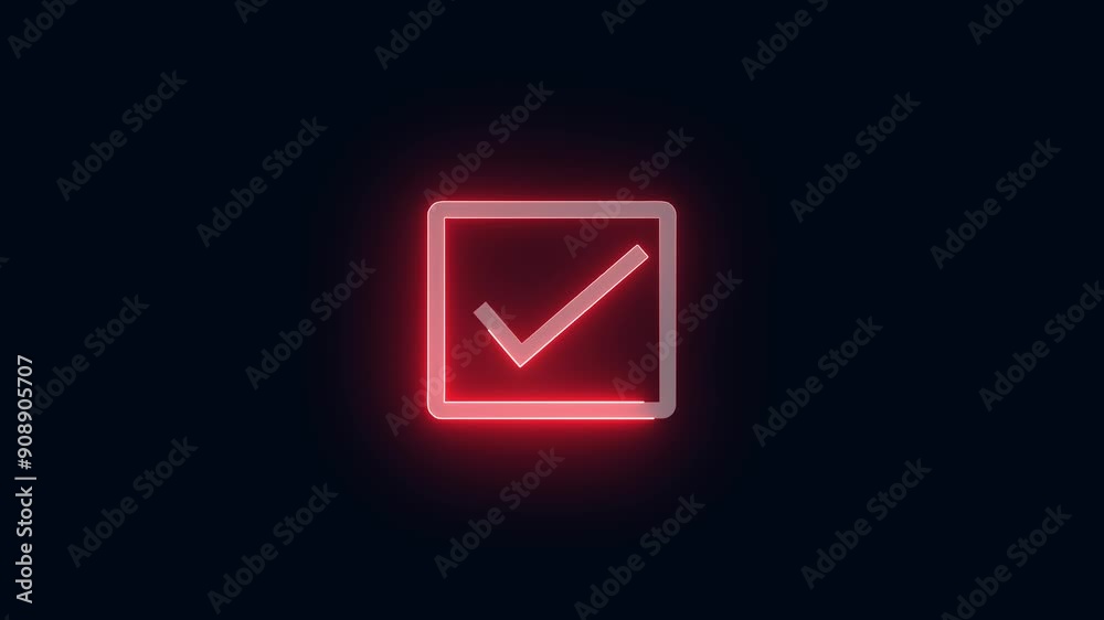 Right check mark sign icon animation Right check mark sign icon animation